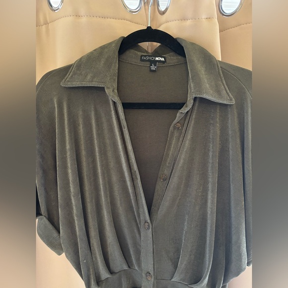 Elegant Green Maxi Dress fashion nova - Picture 6 of 7